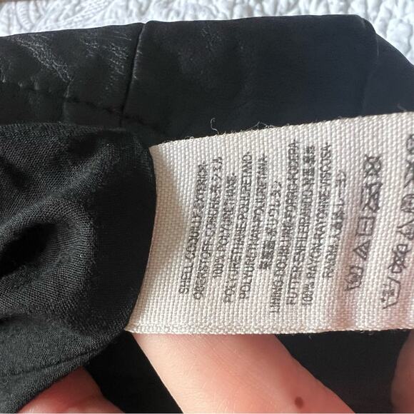 Free People Black Faux Leather Panel Mini Skirt - Picture 7 of 8